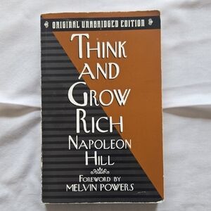 Think and Grow Rich Napoleon Hill Vintage 1999 Unabridged Paperback